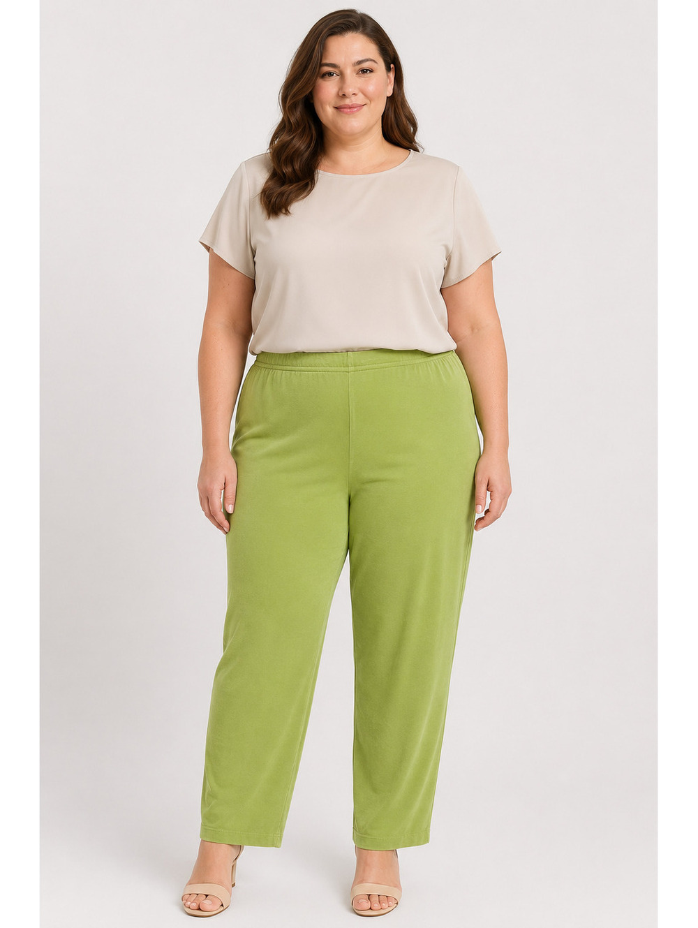 Vtg lime green comfy stretch pants